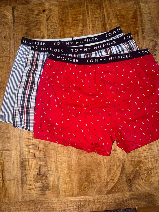 Tommy Hilfiger Other - Tommy Hilfiger Kids' Red, Navy & White Boxer Shorts 3-Pack